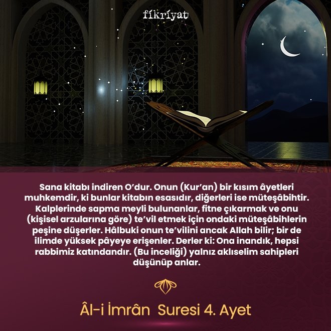 Kur’an-ı Kerim’i anlamazlar
