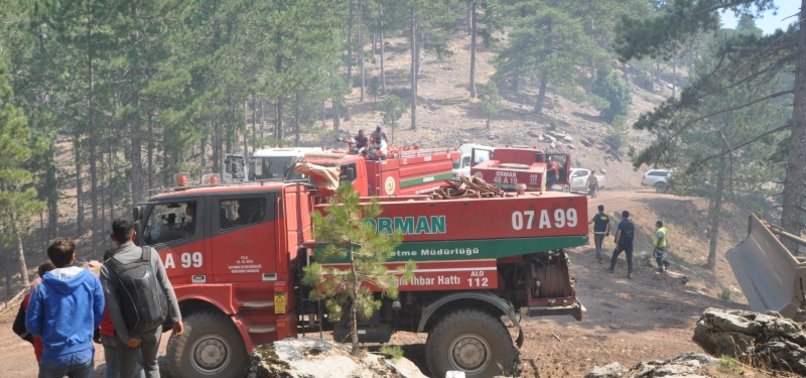 TURKEY’S EFFORTS TO FIGHT WILDFIRES BY AIR CONTINUES PACE