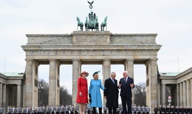 Britain's King Charles meets German president at Brandenburg Gate