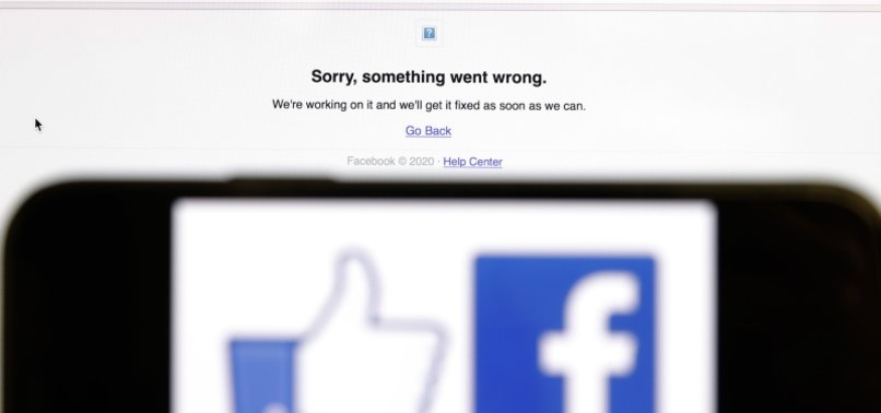 FACEBOOK STOCK PRICE DOWN 5% AMID GLOBAL OUTAGE