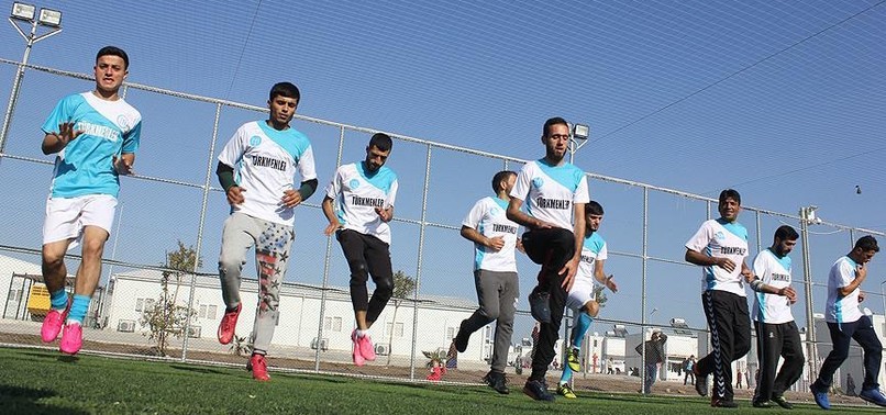 SYRIAN TURKMENS IN TURKEY CLING TO NORMAL LIFE WITH FOOTBALL
