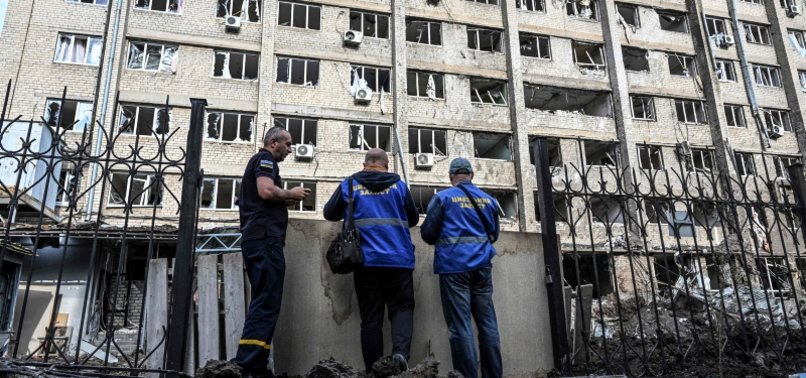 AT LEAST 13 DEAD AFTER ARTILLERY SHELLING IN DONETSK