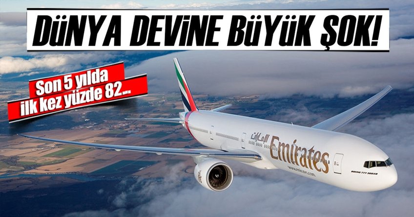 Emirates’in kârı yüzde 82 düştü