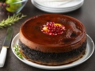 Trabzon Hurmalı Krem Karamelli Kek