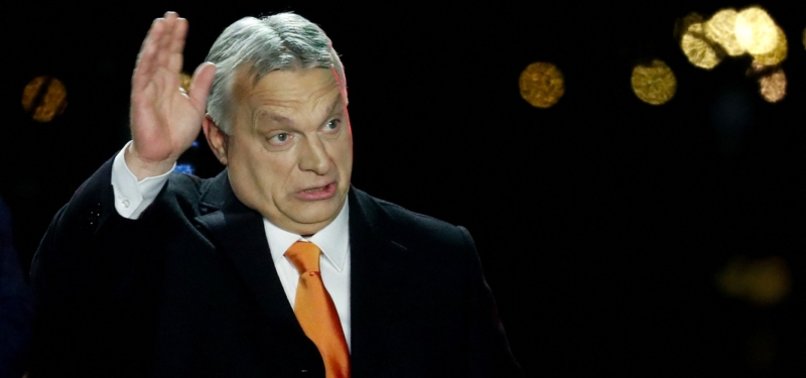 HUNGARY PM ORBAN CLAIMS GREAT VICTORY IN GENERAL ELECTION