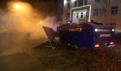 Georgia police order protesters to disperse: AFP