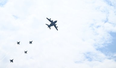 Turkish warplanes soar into sky to mark World Pilots' Day