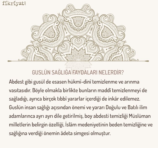 GUSLÜN SAĞLIĞA FAYDALARI NELERDİR?