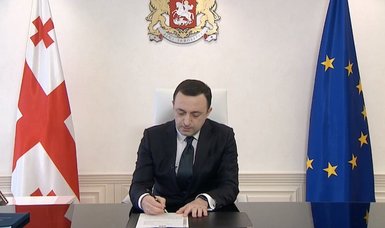 Georgia’s prime minister signs application to join EU