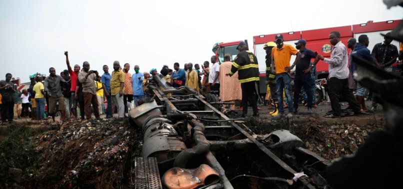 GAS TANKER BLAST IN LAGOS KILLS 40 PEOPLE IN NIGERIA