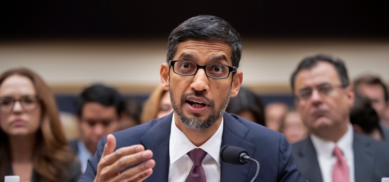 US Congress questions Google CEO Pichai on privacy, bias