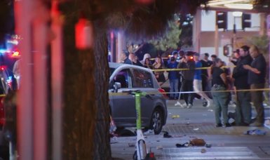 LA car crash: 20+ injured in crowd