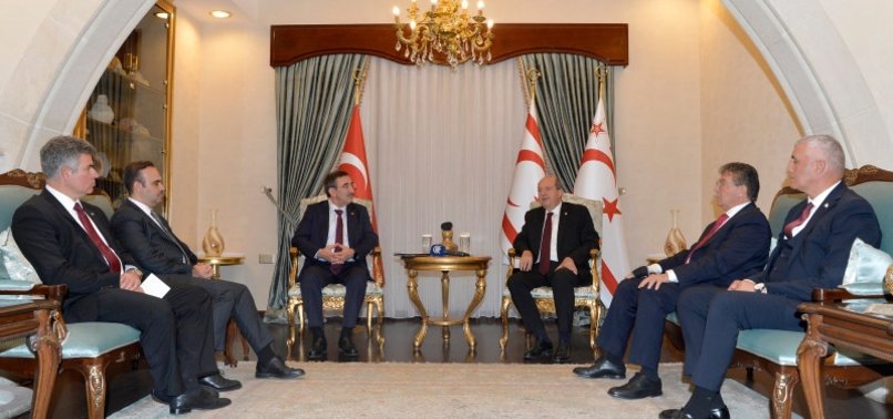 NORTHERN CYPRUS’ PRESIDENT RECEIVES TURKISH VICE PRESIDENT, MINISTER