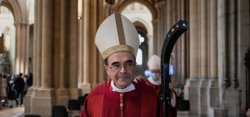 FRANCE: DISGRACED ARCHBISHOP GIVES LAST MASS
