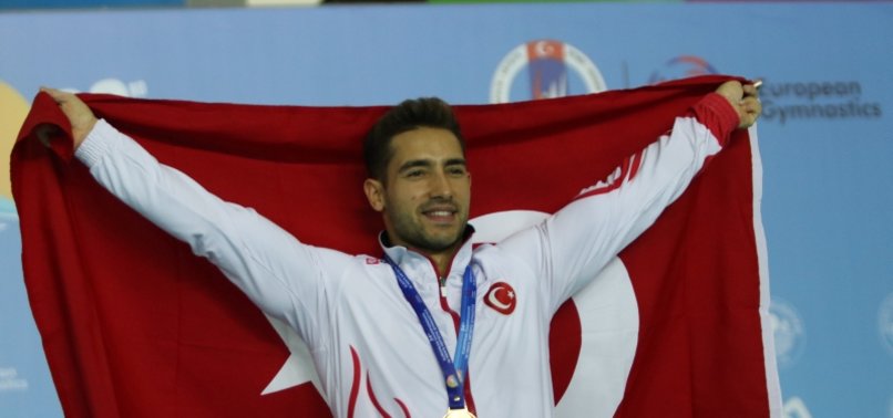 TURKISH GYMNAST WINS GOLD IN EURO ARTISTIC GYMNASTICS