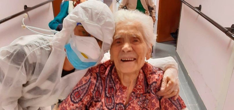 103-YEAR-OLD ITALIAN SAYS COURAGE, FAITH HELPED BEAT VIRUS
