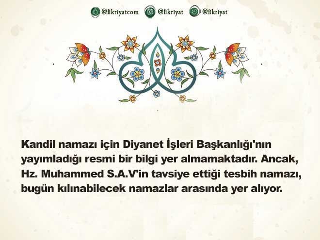 KADİR GECESİ NAMAZI VAR MI?