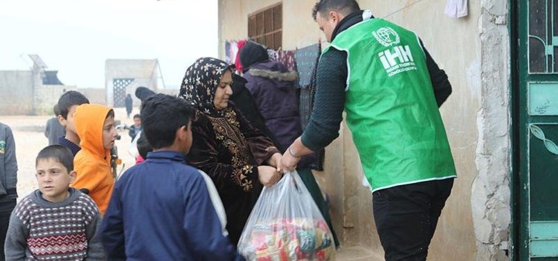 TURKISH AID GROUP DISTRIBUTES WINTER AID PACKS IN SYRIA