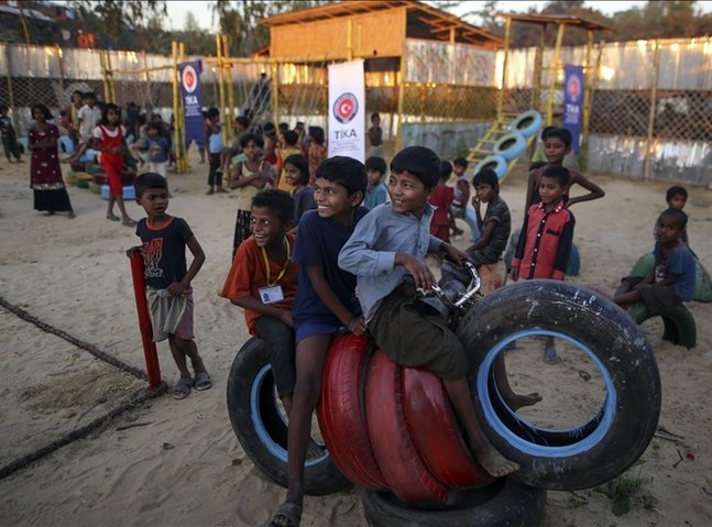 Turkish aid agency establishes another park for Rohingya children in Bangladesh