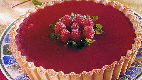 Böğürtlenli Tart