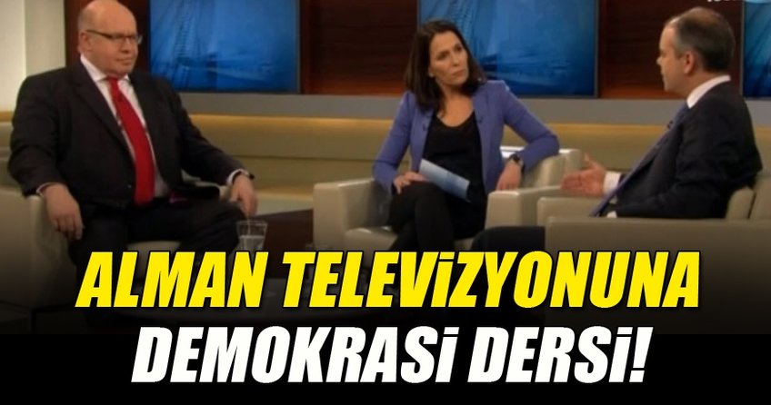 Bakan Akif Çağatay Kılıç’tan Alman TV’sine demokrasi dersi