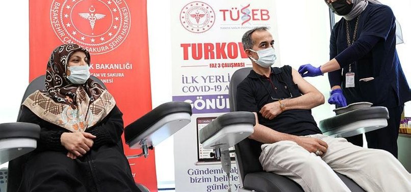 TURKEY STARTS TO ADMINISTER LOCALLY-MADE COVID VACCINE TURKOVAC TO VOLUNTEERS