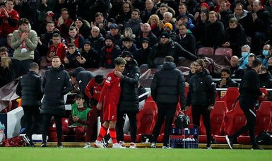 Liverpool forward Roberto Firmino faces spell out with serious hamstring injury