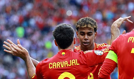 Spain’s Yamal youngest player in Euro history at age 16