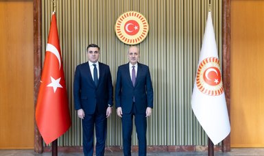 Turkish parliament speaker meets Georgian foreign minister