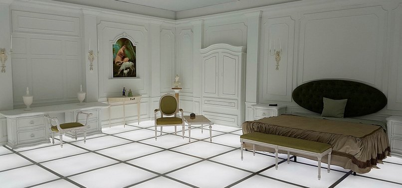 REPLICA OF BEDROOM IN 2001: A SPACE ODYSSEY ON DISPLAY IN WASHINGTON
