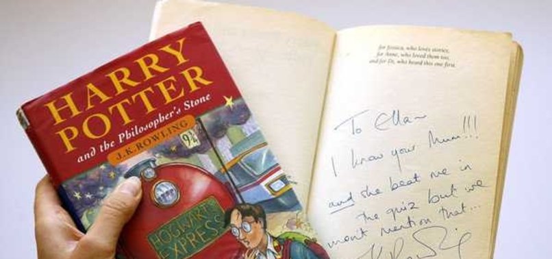FIRST-EDITION HARRY POTTER BOOK SELLS FOR MORE THAN £10K AT AUCTION
