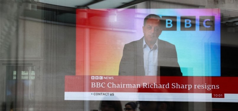 BBC CHAIRMAN RESIGNS AFTER ROW OVER LOAN TO BORIS JOHNSON