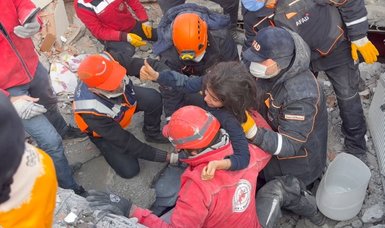 Trapped under rubble for 54 hours, 5 quake victims rescued in southeastern Türkiye