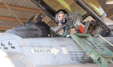 First Jordanian woman to fly an F-16 fighter jet