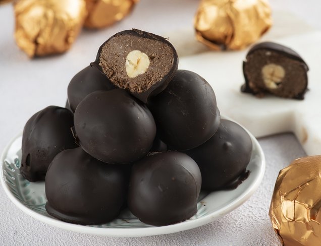 Gofretli Çikolata Topları