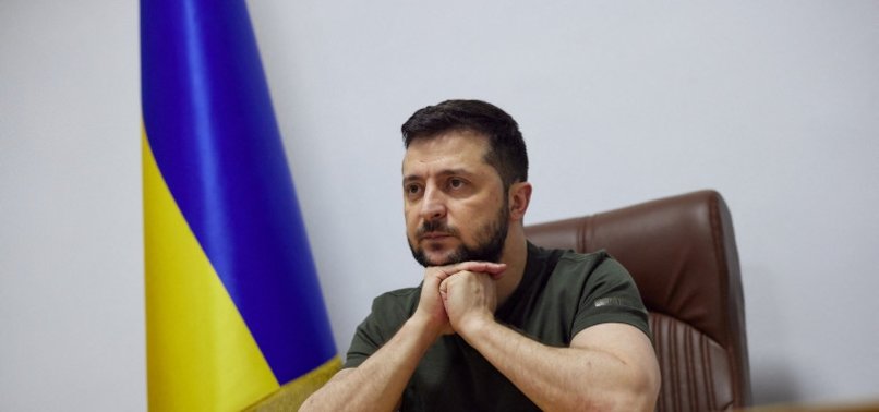 UKRAINES ZELENSKIY: RUSSIAN FORCES TRY TO ADVANCE IN DONBAS, SITUATION DIFFICULT