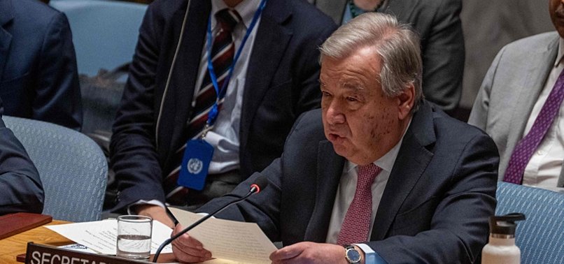UN SECRETARY GENERAL GUTERRES SAYS MIDDLE EAST IS ON THE BRINK