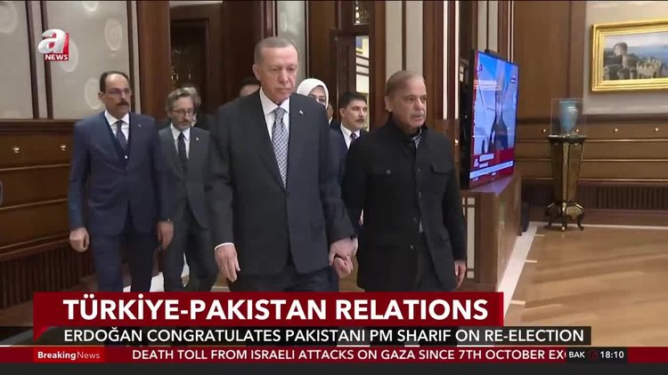 Erdoğan congratulates Pakistani PM Sharif on re-election