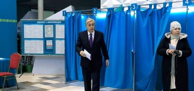 KAZAKH PRESIDENT TOKAYEV WINS 82.45% OF VOTES IN SNAP ELECTION - EXIT POLL