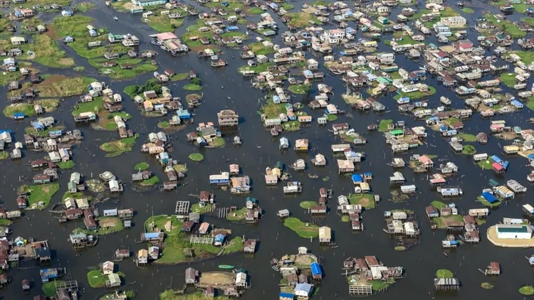 Drone captures Benins water village, Ganvie, thriving like Africas Venice