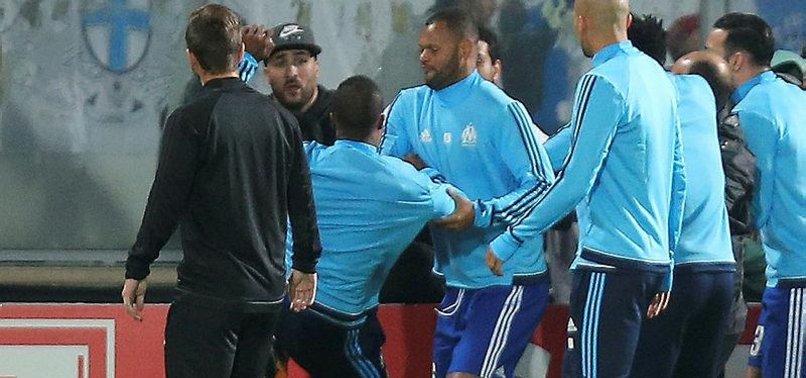 EVRA SUSPENDED BY MARSEILLE AFTER KICKING FAN