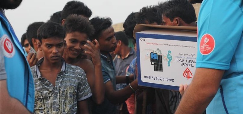 DIYANET FOUNDATION GIVES SOLAR POWER PACKAGES TO ROHINGYA