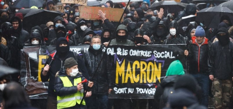MORE THAN 100,000 PROTEST AGAINST PANDEMIC RULES ACROSS FRANCE
