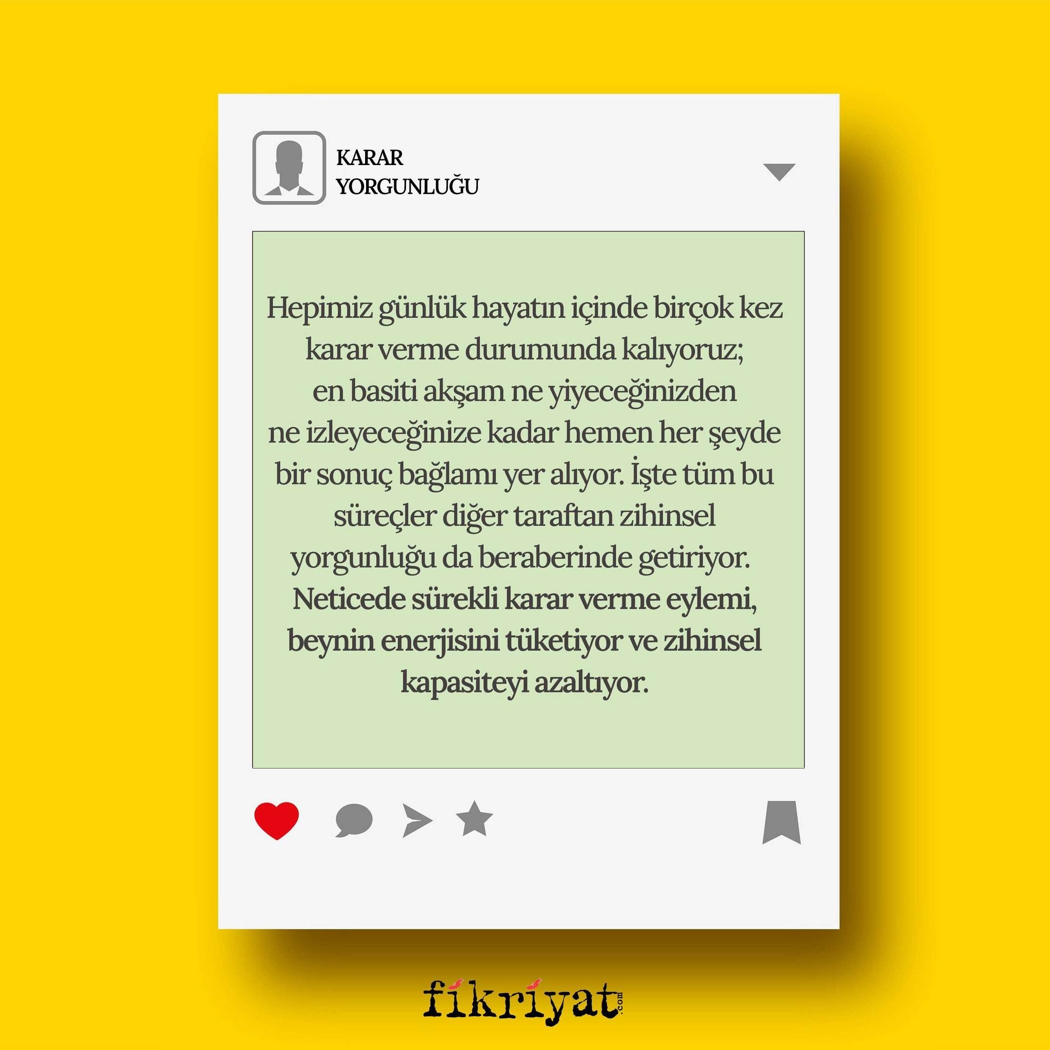 Zihinsel Savaş: Karar Yorgunluğu