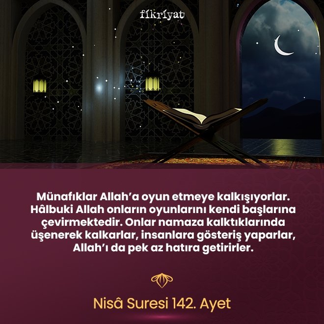 Zikir ve ibadetlerde gafildirler