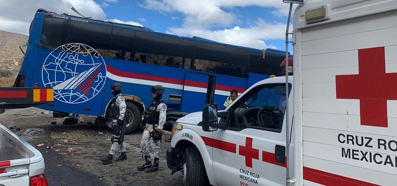 BUS CARRYING MIGRANTS IN MEXICO CRASHES, LEAVING 17 DEAD, 15 INJURED