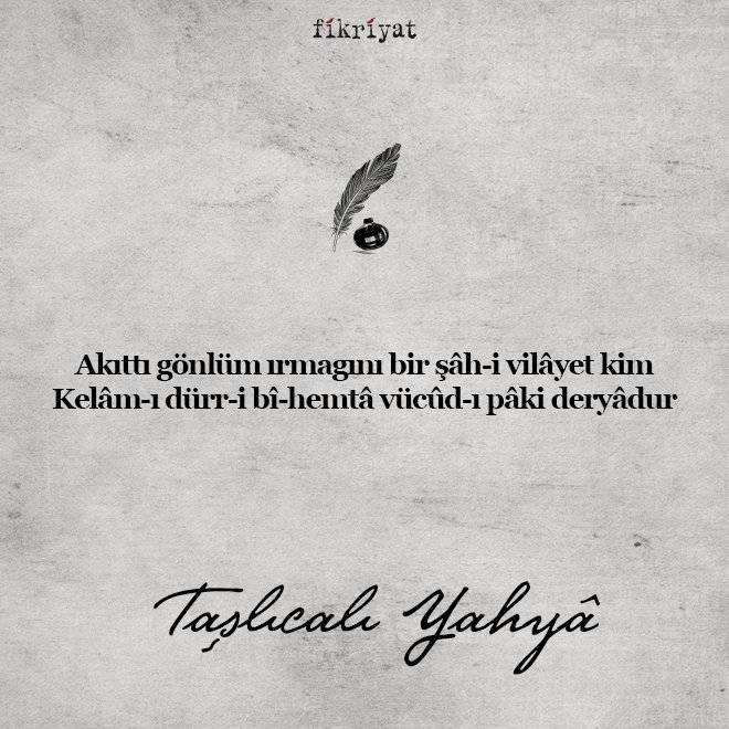 Taşlıcalı Yahya’nın şiirleri