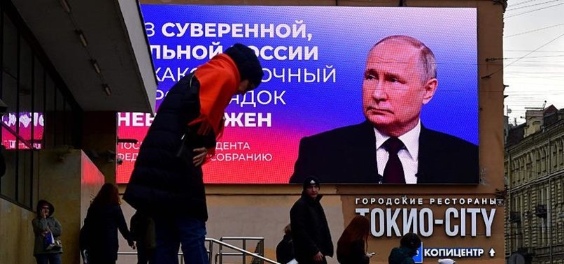PUTIN ON BRINK OF SIX MORE YEARS IN POWER AS RUSSIANS VOTE