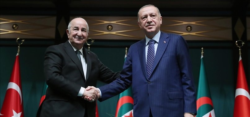 TURKISH, ALGERIAN LEADERS TALK STEPS TO ENHANCE TIES