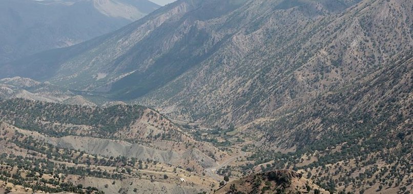 ANADOLU AGENCY FILMS PKK-OCCUPIED AREAS AT MT. QANDIL